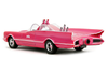 1966 Classic Batmobile Pink Metallic with White Interior Based on Model from "Batman" (1966-1968) TV Series "Pink Slips" Series 1/24 Diecast Model Car by Jada