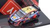 1/43 Ixo 2022 Hyundai i20 N Rally1 #2 4th Rallye Ypres Hyundai Shell Mobis WRT Oliver Solberg, Elliott Edmondson Car Model