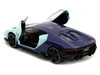 Lamborghini Centenario Light Blue and Purple "Pink Slips" Series 1/32 Diecast Model Car by Jada