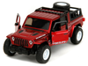 2020 Jeep Gladiator Pickup Truck Candy Red "Pink Slips" Series 1/32 Diecast Model Car by Jada