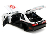 1989 Ford Mustang GT "Texaco" White and Matt Black with Graphics "Bigtime Muscle" Series 1/24 Diecast Model Car by Jada