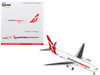 Boeing 767-300ERF Commercial Aircraft "Qantas Freight" White with Red Tail "Gemini 200 - Interactive" Series 1/200 Diecast Model Airplane by GeminiJets