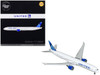 Boeing 777-300ER Commercial Aircraft with Flaps Down "United Airlines" White with Blue Tail "Gemini 200" Series 1/200 Diecast Model Airplane by GeminiJets