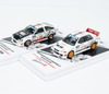 1/64 INNO TOYOTA COROLLA AE86 Levin "TRACKERZ RACING" & MITSUBISHI LANCER EVOLUTION III "TRACKERZ RACING" Box Set 