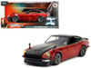 1972 Datsun 240Z Black and Red Metallic with Graphics "Fast X" (2023) Movie "Fast & Furious" Series 1/24 Diecast Model Car by Jada