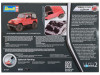 Level 2 Easy-Click Model Kit Jeep Wrangler Rubicon 1/25 Scale Model by Revell