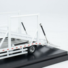 1/64 Unique Model × Tiny Hino 500 Ranger Double Level Transporter White Diecast Model