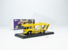 1/64 Unique Model × Tiny Hino 500 Ranger Double Level Transporter Yellow Diecast Model