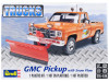 Level 4 Model Kit GMC Pickup Truck with Snow Plow 1/24 Scale Model by Revell