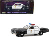 1977 Plymouth Fury Black and White "Metropolitan Police" "The Terminator" (1984) Movie "Hollywood" Series 1/24 Diecast Model Car by Greenlight