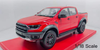 1/18 MK Miniatures & Trax 2019 Ford Ranger Raptor (Red) Car Model