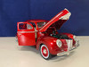 AS-IS 1940 Ford Deluxe Red 1/18 Diecast Model Car by Motormax