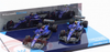 1/43 Minichamps 2-Car Set 2023 Formula 1 Alexander Albon #23 & Logan Sargeant #2 Bahrain GP Car Model