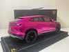 1/18 MR Collection Lamborghini Urus (Flash Gloss Pink) with Black Gloss Wheels & Yellow Calipers Car Model Limited 10 Pieces