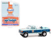 1990 Ford F-150 Pickup Truck with Fuel Transfer Tank Light Blue and Blue with Light Blue Interior "Gulf Oil Special Edition" Series 2 1/64 Diecast Model Car by Greenlight