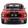 1/18 Solido 1967 Mustang Shelby GT500 (Red with Black Stripes) Diecast Car Model