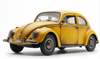 1/12 Sunstar 1961 Volkswagen VW Beetle Transformer Edition (Yellow) Diecast Car Model Limited