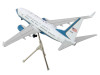 Boeing C-40B Commercial Aircraft "United States of America - Air Force" White and Blue "Gemini 200" Series 1/200 Diecast Model Airplane by GeminiJets