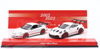 1/43 Minichamps 2-Car Set 20 Years Porsche 2003 911 GT3 RS 996 & 2023 911 GT3 RS 992 (White with Red Wheels) Car Models