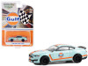 2020 Ford Shelby GT350 Light Blue with Orange Stripes "Gulf Oil" "Hobby Exclusive" Series 1/64 Diecast Model Car by Greenlight