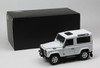 1/18 Kyosho Land Rover Defender 90 SWB (White w/ White Hood) Diecast Car Model