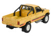 1984 Toyota Hilux Pickup Truck Yellow with Stripes 1/64 Diecast Model Car by Paragon Models