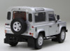 1/18 Kyosho Land Rover Defender 90 SWB (Silver w/ White Hood) Diecast Car Model