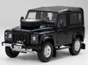 1/18 Kyosho Land Rover Defender 90 SWB (Black w/ Green Hood) Diecast Car Model