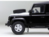 1/18 Kyosho Land Rover Defender 90 SWB (Black w/ White Hood) Diecast Car Model