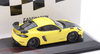1/43 Minichamps 2021 Porsche 718 (982) Cayman GT4 RS (Yellow with Black Wheels) Car Model