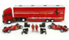 1/43 Brumm 1984 Formula 1 Set Race Car Transporter with Ferrari 126C4 #27, #28 Monaco GP Car Models