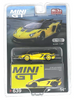 CHASE CAR 1/64 Mini GT Lamborghini Aventador GT EVO LB-Silhouette Works (Yellow with Yellow Wheels) Diecast Car Model