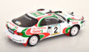 1/18 Ixo 1993 Toyota Celica Turbo 4WD #2 2nd Safari Rallye Toyota Castrol Team Markku Alén, Ilkka Kivimäki Car Model