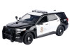 1/24 Motormax 2022 Ford Explorer Police Interceptor Utility Black and White "Los Angeles Police Department (LAPD)" Diecast Car Model