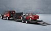 1/64 TimeMicro Toyota FJ40 & AE86 Advan Trailer Set Diecast Car Model
