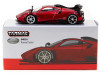 Pagani Imola Rosso Dubai Red Metallic with Black Top "Global64" Series 1/64 Diecast Model by Tarmac Works