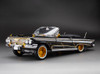 1/18 Sunstar 1961 Chevrolet Impala Open Convertible Lowrider (Black) With Moveable Suspension Diecast Car Model
