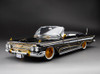 1/18 Sunstar 1961 Chevrolet Impala Open Convertible Lowrider (Black) With Moveable Suspension Diecast Car Model