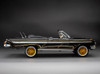1/18 Sunstar 1961 Chevrolet Impala Open Convertible Lowrider (Black) With Moveable Suspension Diecast Car Model