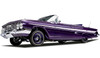 1/18 Sunstar 1961 Chevrolet Impala Open Convertible Lowrider (Purple) With Moveable Suspension Diecast Car Model