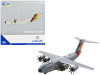 Airbus A400M Transport Aircraft "German Luftwaffe - Air Defender 2023" (54+21) Gray "Gemini Macs" Series 1/400 Diecast Model Airplane by GeminiJets