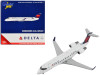 Bombardier CRJ200 Commercial Aircraft "Delta Connection" (N685BR) White with Red and Blue Tail 1/400 Diecast Model Airplane by GeminiJets