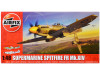 Skill 2 Model Kit Supermarine Spitfire FR Mk.XIV Fighter Aircraft with 2 Scheme Options 1/48 Plastic Model Kit by Airfix