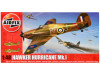 Skill 2 Model Kit Hawker Hurricane Mk.I Fighter Aircraft with 2 Scheme Options 1/48 Plastic Model Kit by Airfix