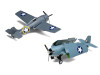 Skill 2 Model Kit Grumman F4F-4 Wildcat Fighter Aircraft with 2 Scheme Options 1/72 Plastic Model Kit by Airfix