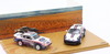 1/43 Dealer Edition Two Car Set Porsche 911 Dakar Rallye Rothmans Porsche 911 (953) #176 & Porsche 911 992 Dakar Car Models