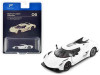 1/64 PosterCars Koenigsegg Jesko Absolut (Crystal White) Diecast Car Model