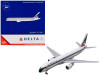 Boeing 757-200 Commercial Aircraft "Delta Air Lines" (N607DL) White with Blue Stripes 1/400 Diecast Model Airplane by GeminiJets