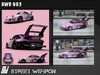 1/64 Porsche 911 (993) RWB Dragon Ball MaJin Buu Diecast Car Model