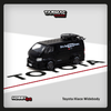 1/64 Tarmac Works Toyota Hiace Widebody with Rack (Black) Diecast Car Model